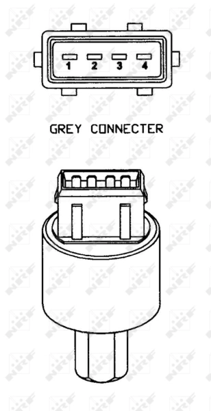 Sensor de presion de aire acondicionado 38928 NRF