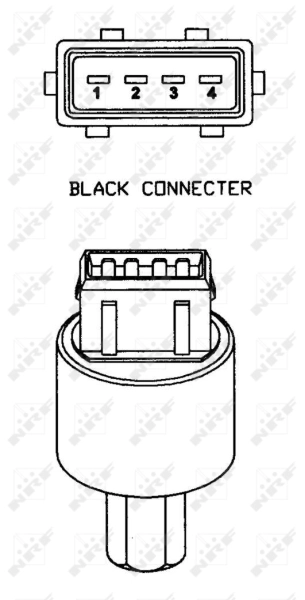 Sensor de presion de aire acondicionado 38927 NRF
