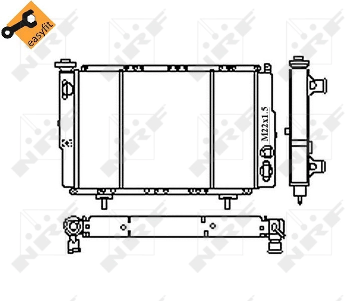 Comprar 54683 NRF Radiador de auto