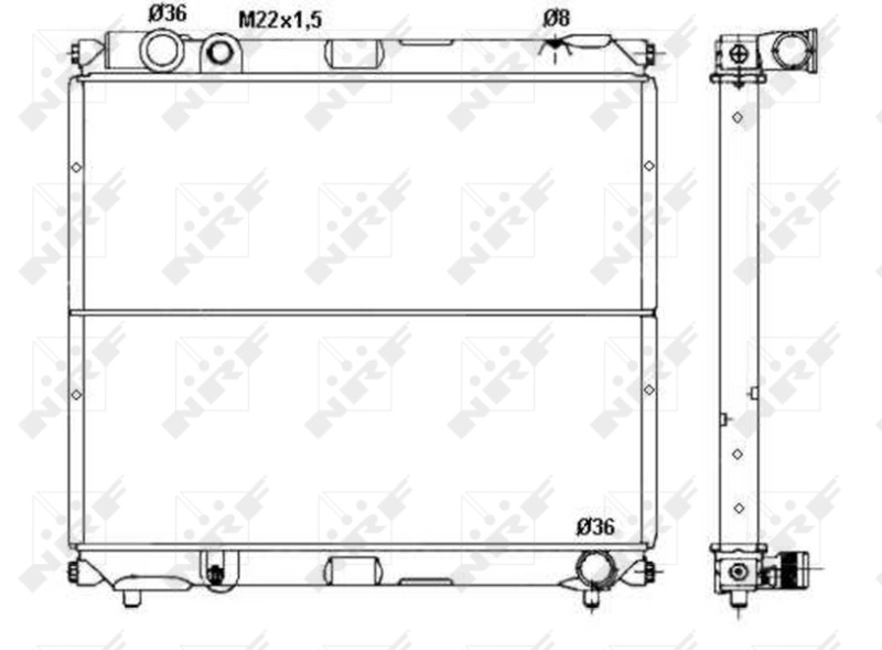 Comprar 50433 NRF Radiador de auto