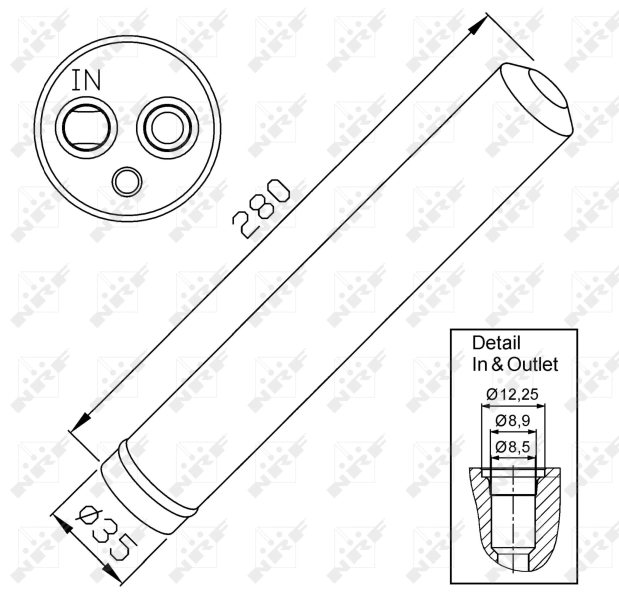 Filtro deshidratante NRF 33302