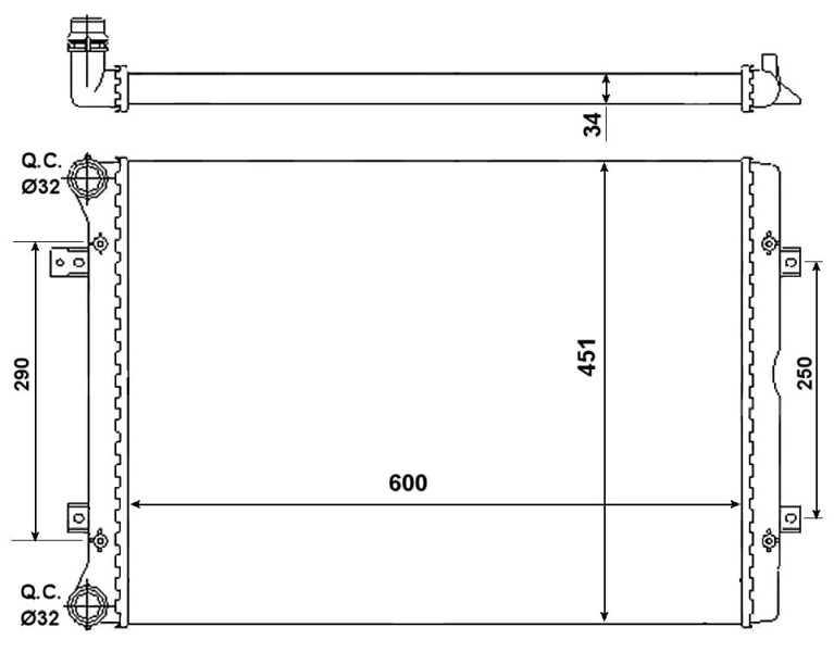 Comprar 53022 NRF Radiador de auto