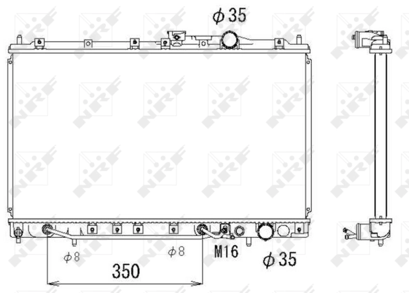 Refrigeración del motor para Mitsubishi Lancer V CB, CD, CE