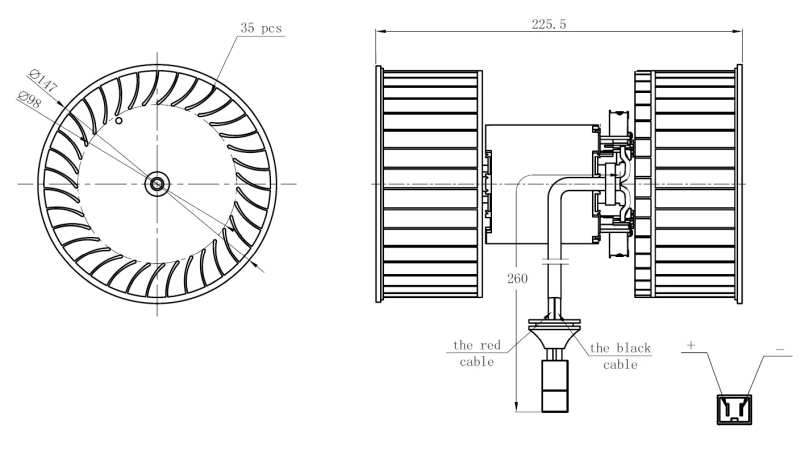 Ventilador interior Iveco Stralis I
