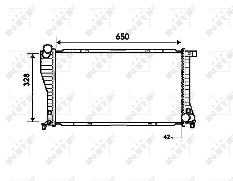 Comprar 53723 NRF Radiador de auto