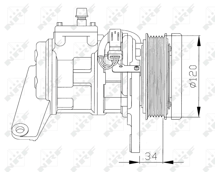  Compresor de aire acondicionado Chrysler Voyager 