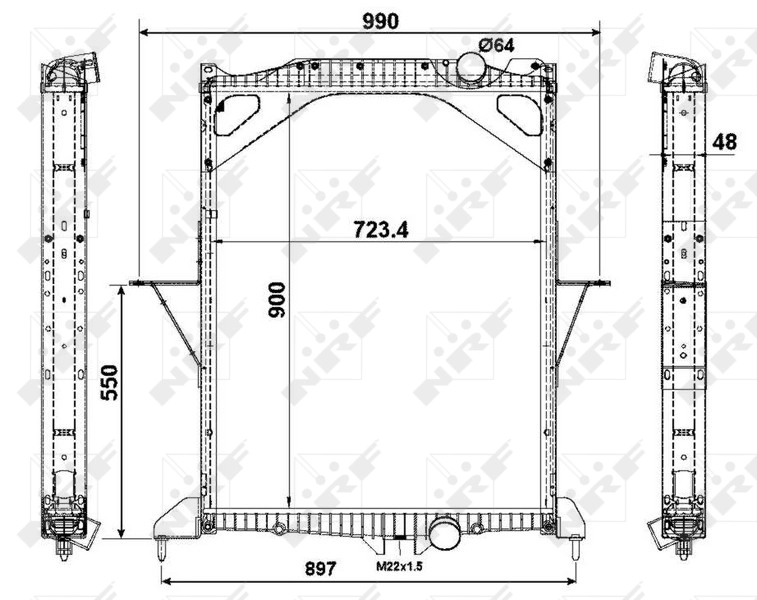 Comprar 529701 NRF Radiador de auto