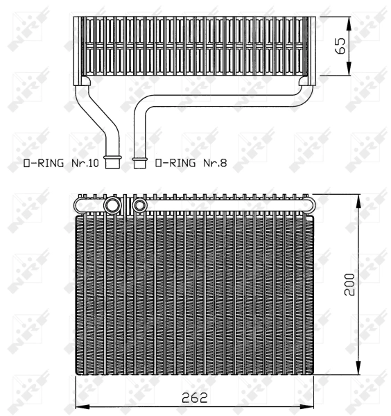 Comprar 36099 NRF Evaporador de aire acondicionado