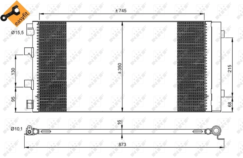 Condensador NRF 35972