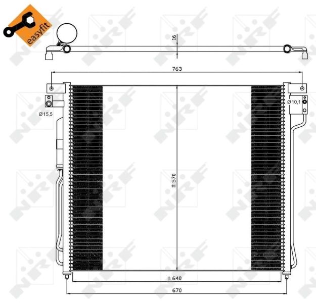 Comprar 35582 NRF Condensador de aire acondicionado