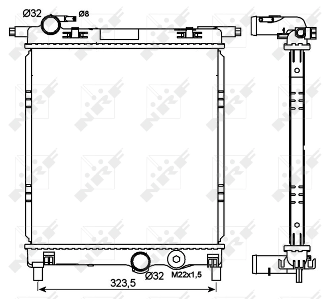 53101 NRF Refrigeración del motor