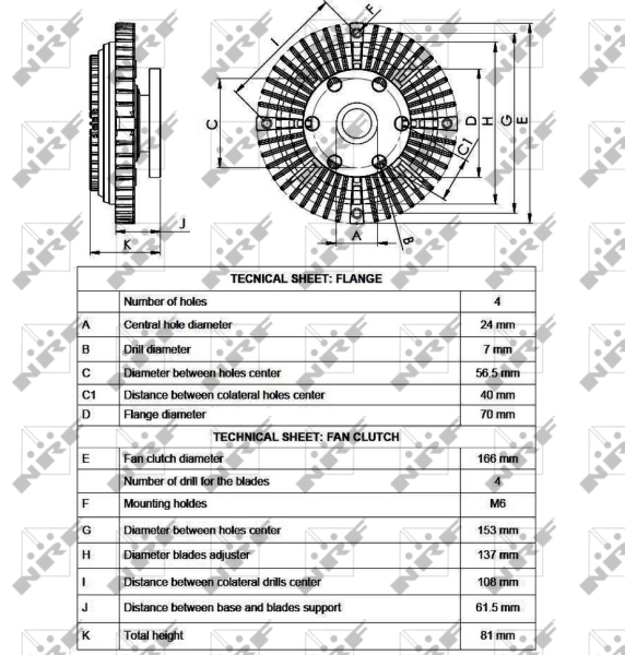 LK124 Beru Embrague viscoso