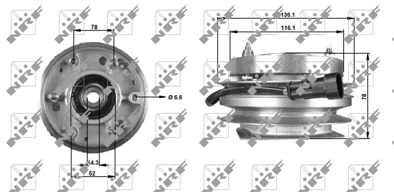  Embrague viscoso de ventilador Iveco Daily 