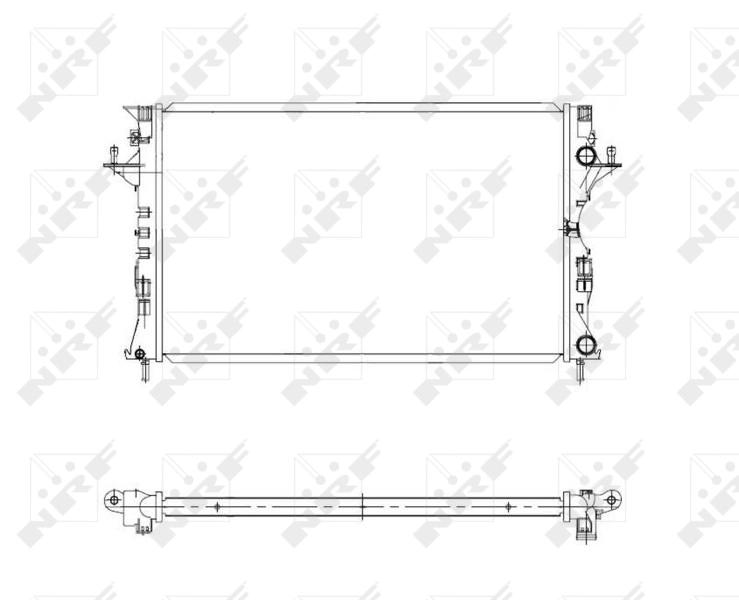 Comprar 58319 NRF Radiador de auto