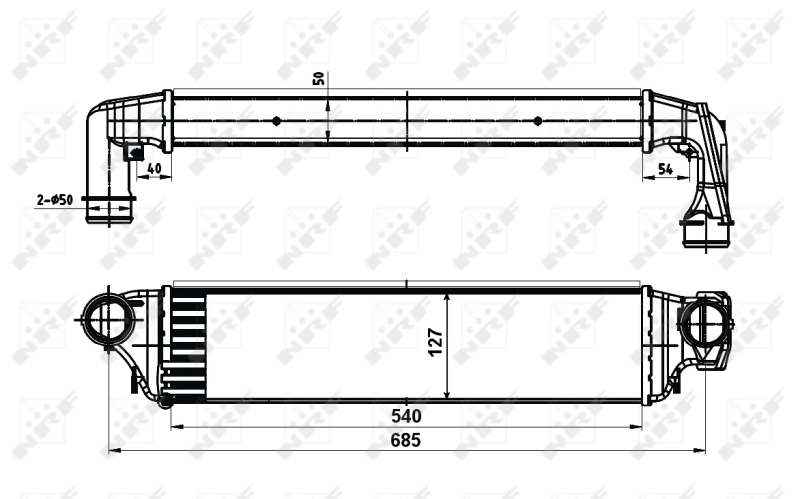 Intercooler 30119A NRF