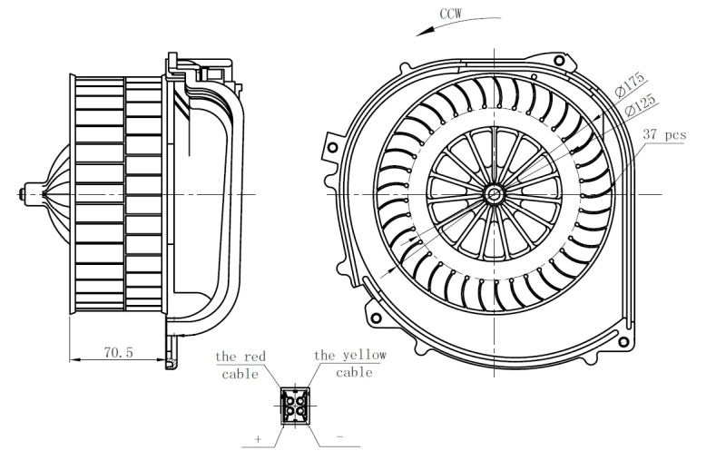  Ventilador habitáculo Mercedes S 