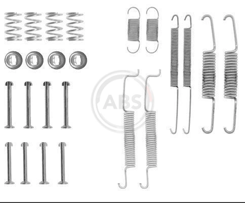 Kit de montaje de zapatas de freno traseras 2060 Febi