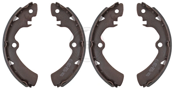 Zapatas de freno de tambor traseras ABS 8593