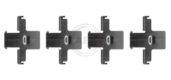Juego de resortes de sujeción de pastillas de freno delanteras para Nissan Patrol Y60