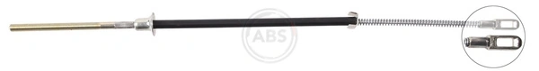 Cable de freno de mano trasero derecho/izquierdo para Citroen 2 CV 