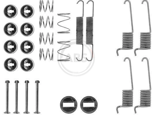 Kit de montaje de zapatas de freno traseras para Mercedes Bus 207-310 601