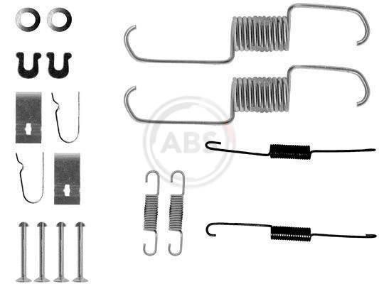 Juego de montaje, zapatas de freno traseras Suzuki Jimny  (SN, JB)