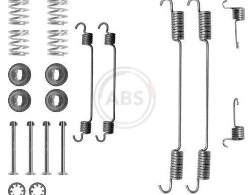 Kit de montaje de zapatas de freno traseras para Peugeot Expert 224