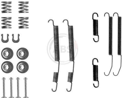 Kit de montaje de zapatas de freno traseras para Subaru Impreza GF