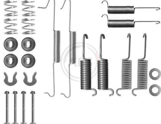 Kit de montaje de zapatas de freno traseras para Volkswagen Transporter 24, 25, 251