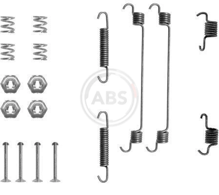 Kit de montaje de zapatas de freno traseras para Renault Megane DA0, DA1