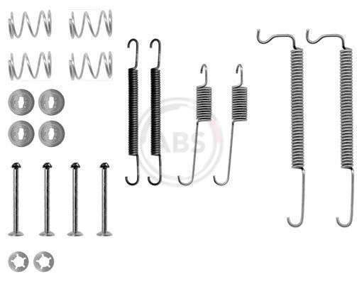 Kit de montaje de zapatas de freno traseras para Opel Corsa F08