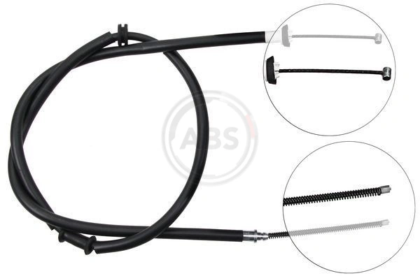 Cable de freno de mano trasero derecho para Fiat Fiorino 225