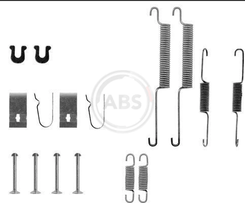 Comprar Kit de montaje de zapatas de freno traseras Honda Civic VI EJ9, EK3/4 a bajo precio