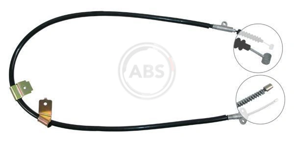 Cable de freno de mano trasero derecho para Nissan Sunny N14