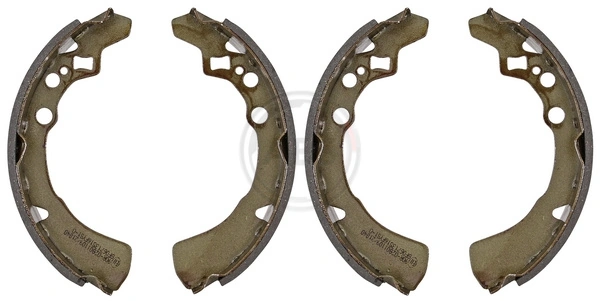 Zapatas de freno de tambor traseras ABS 8656