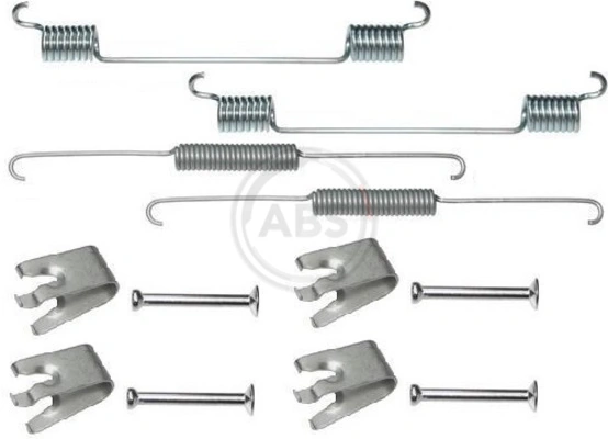 Juego de montaje, zapatas de freno traseras para Fiat Palio  (178DX)