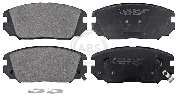 Pastillas de freno delanteras de disco ABS 37525