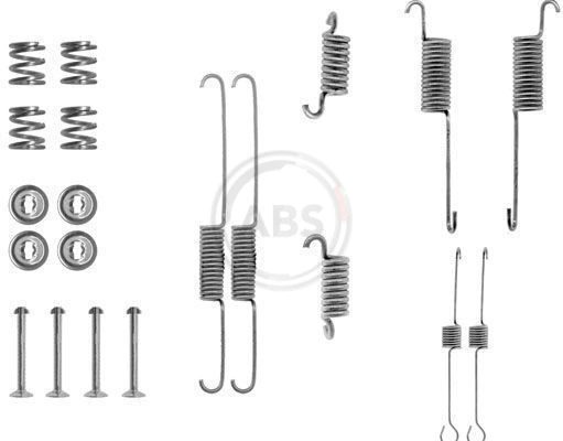 Kit de montaje de zapatas de freno traseras para Ford Sierra BNG