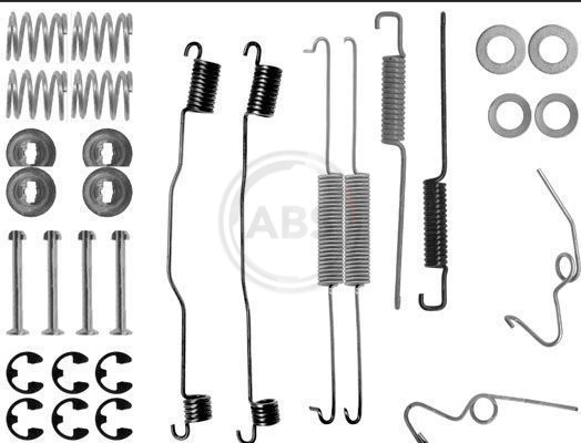Kit de montaje de zapatas de freno traseras para Ford Transit V