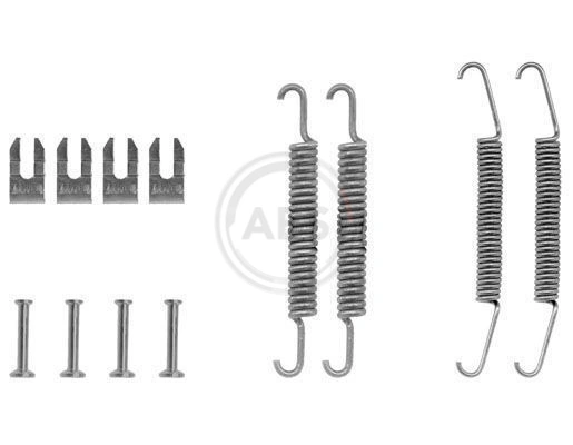 Juego de montaje, zapatas de freno traseras Fiat Panda I (1982-2003)