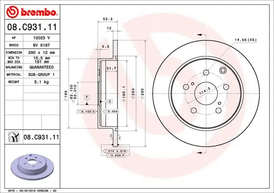 08C93111 ABS