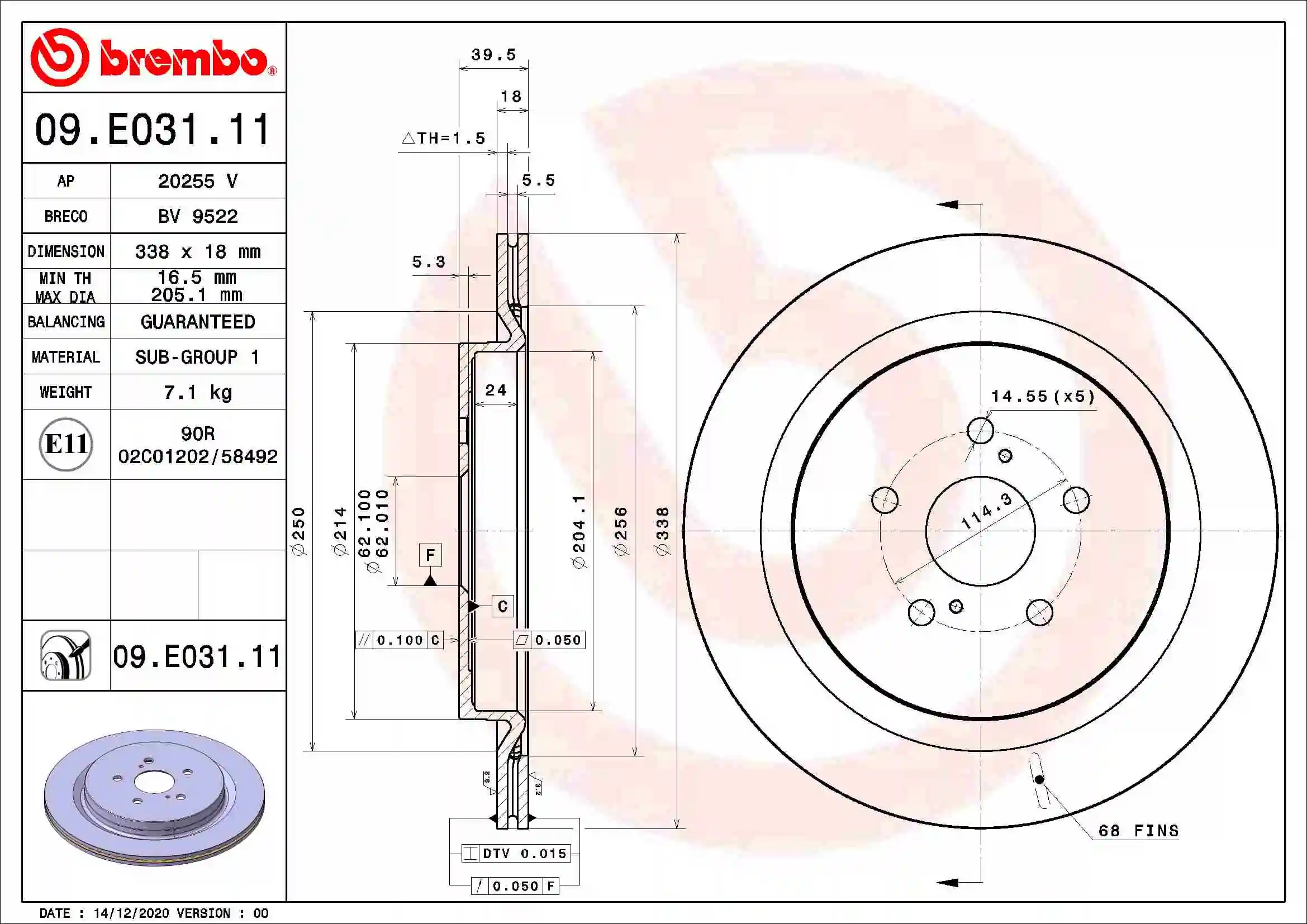 Disco de freno trasero ABS 18873 precio, desde 79,47 EUR