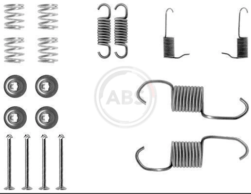 Comprar Kit de montaje de zapatas de freno traseras Mitsubishi L 200 K4T a bajo precio