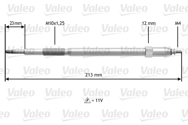 345221 VALEO Bujías de calentamiento
