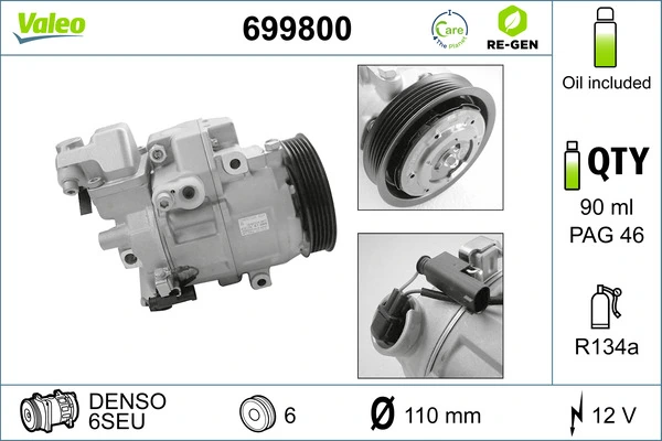 Comprar A0002307911 VAG Compresor de aire acondicionado coche