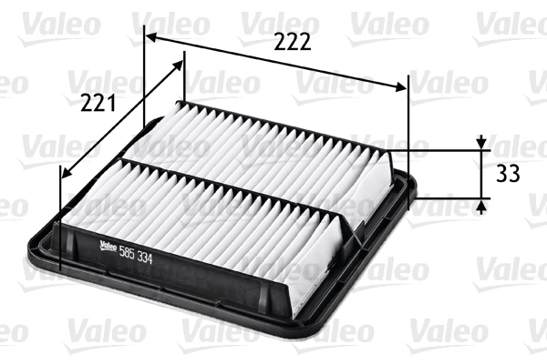 Filtro de aire de motor Subaru Outback  (2014-2019)