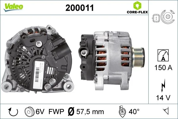  Alternador Peugeot 208 
