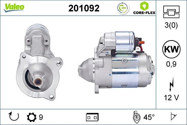 Motor de arranque VALEO 201092