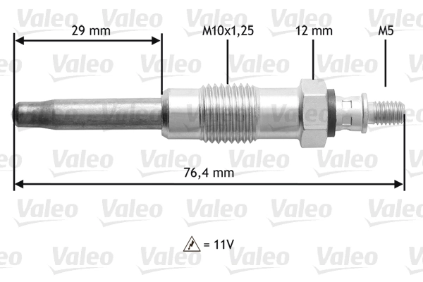 345170 VALEO Bujías de calentamiento
