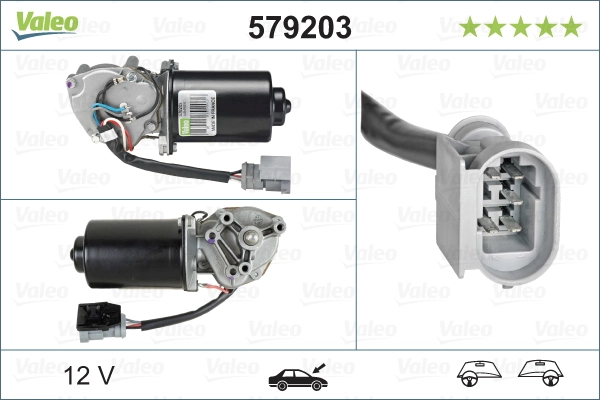 Motor del limpiaparabrisas Renault Espace III